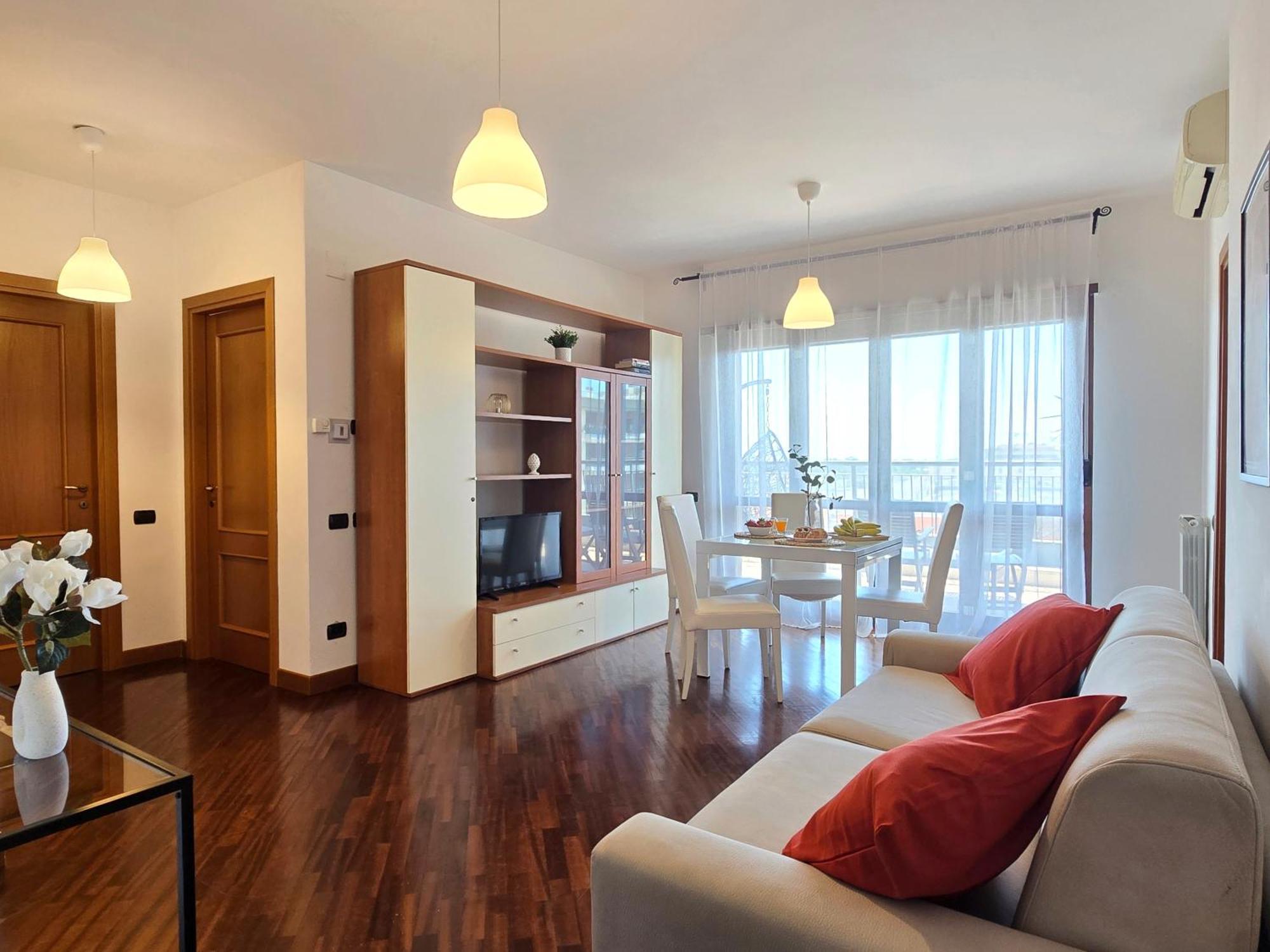 Golden Hour Apartment - Panoramic Terrace Фиумичино Екстериор снимка